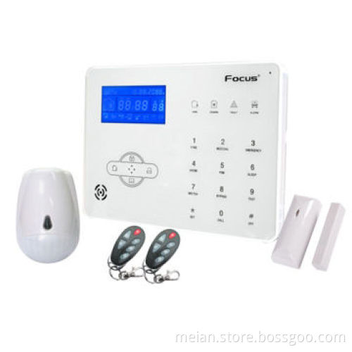 New GSM + PSTN Alarm System with LCD Display and Touch Keypad